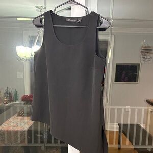 INC International Concepts Asymmetrical Black Dress